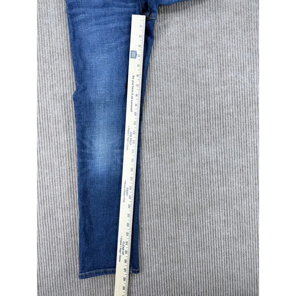 GapKids 1969 Original Straight Leg Jeans Dark Wash Size 14 Regular Adjustable